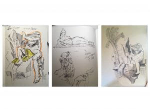 Marissa Elsberry - Triptych Sketchs